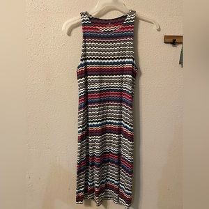 Athleta Aztec design midi dress